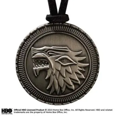 GAME OF THRONES - Stark Shield Pendant - Figurine
